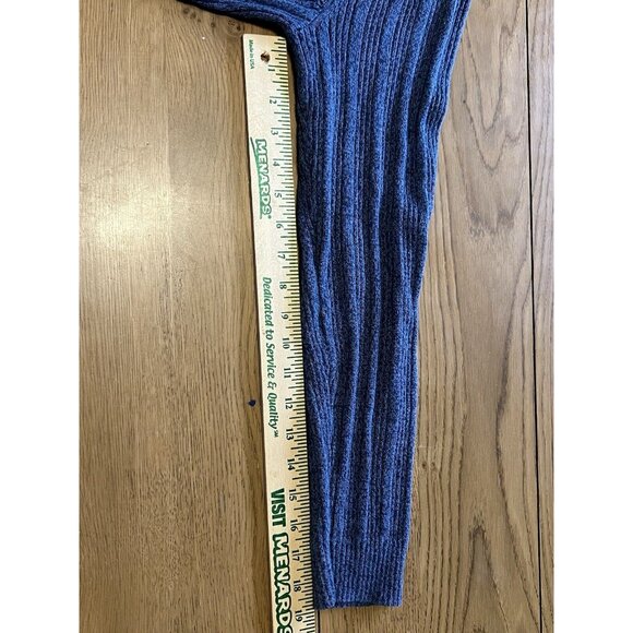 IZOD Women's Long Sleeve Blue V Neck Sweater Size XL Preppy Designer Classic - Picture 6 of 11